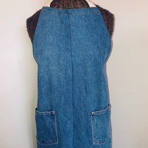 Denim hairstylist apron